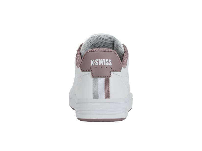K-Swiss BASE COURT White/gray Violet/purple Dove | Women Lifestyle