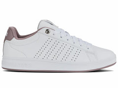 K-Swiss BASE COURT White/gray Violet/purple Dove | Women Lifestyle