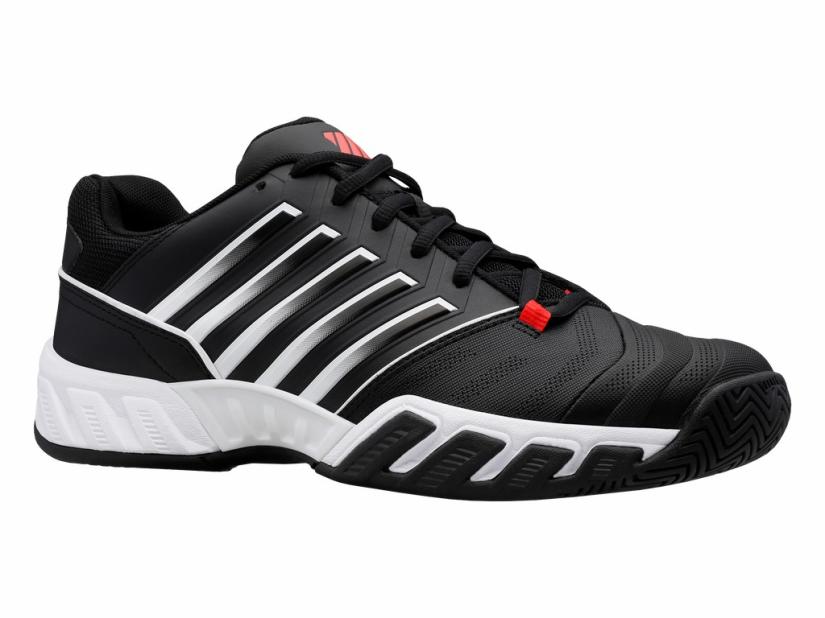 K-Swiss BIGSHOT LIGHT 4 Black/white/poppy Red | Men Tennis