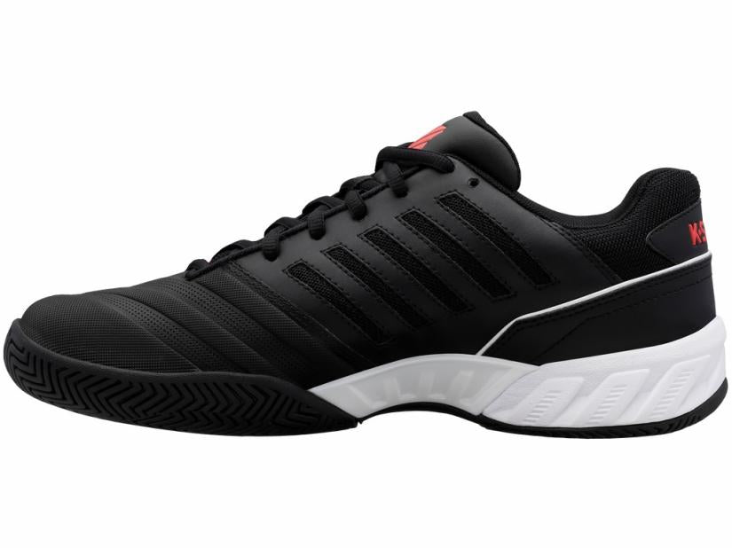 K-Swiss BIGSHOT LIGHT 4 Black/white/poppy Red | Men Tennis
