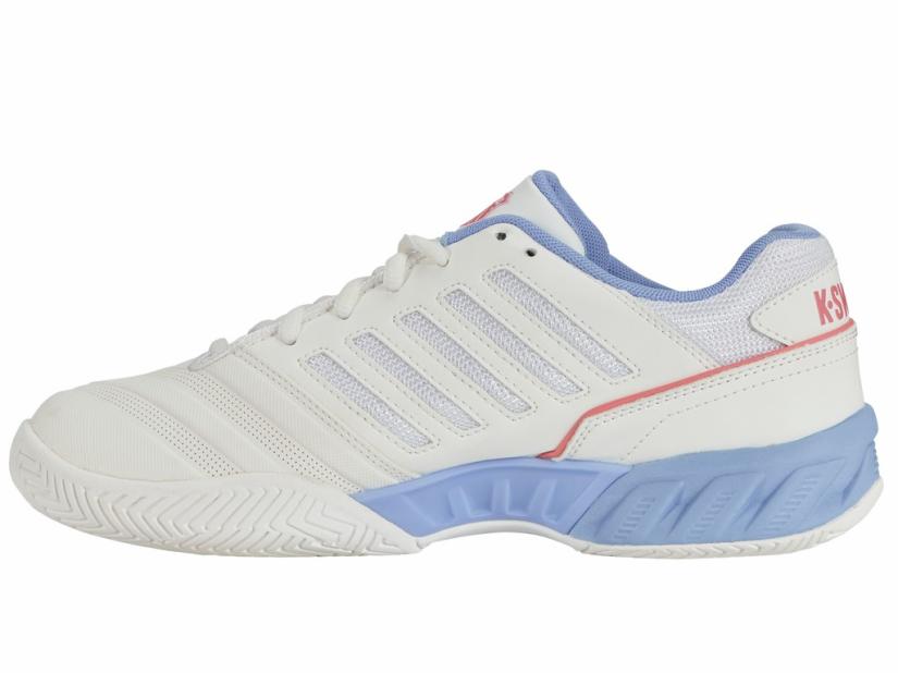 K-Swiss BIGSHOT LIGHT 4 Bright White/open Air/strawberry Ice | Women Tennis