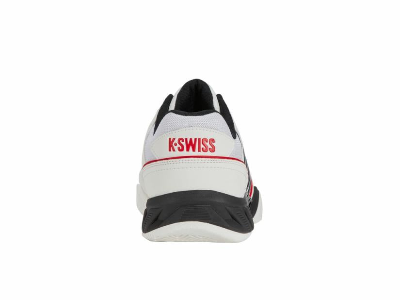 K-Swiss BIGSHOT LIGHT 4 Bright White/stretch Limo/high Risk Red | Men Tennis