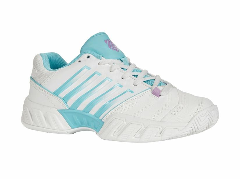K-Swiss BIGSHOT LIGHT 4 Brilliant White/angel Blue/sheer Lilac | Women Tennis