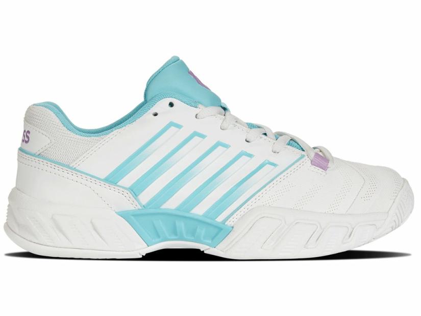 K-Swiss BIGSHOT LIGHT 4 Brilliant White/angel Blue/sheer Lilac | Women Tennis