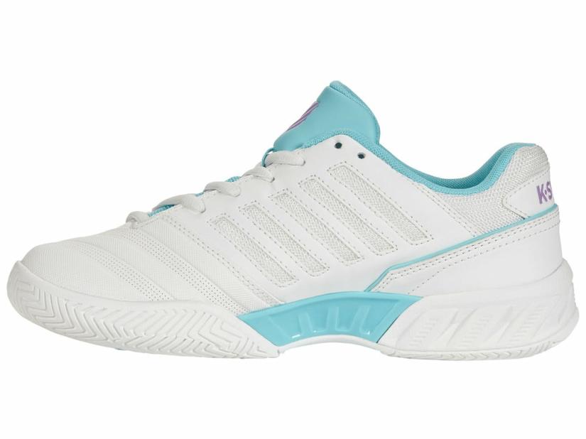 K-Swiss BIGSHOT LIGHT 4 Brilliant White/angel Blue/sheer Lilac | Women Tennis