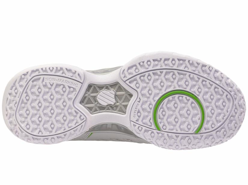 K-Swiss BIGSHOT LIGHT 4 OMNI Gray Violet/white/lime Green | Women Tennis