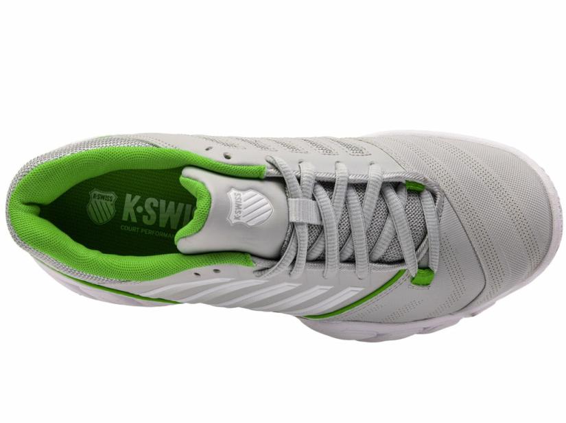 K-Swiss BIGSHOT LIGHT 4 OMNI Gray Violet/white/lime Green | Women Tennis