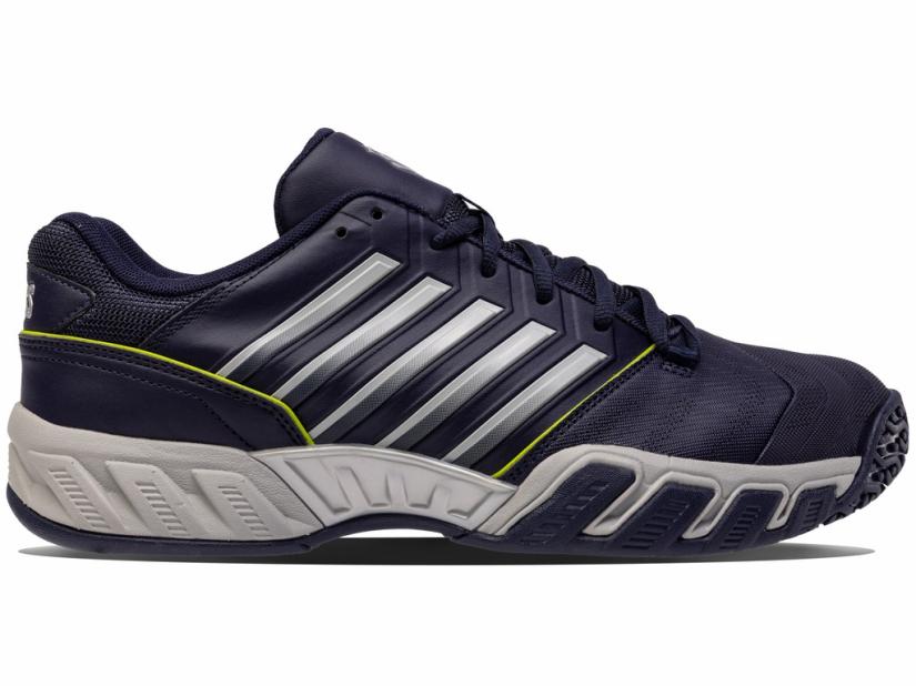 K-Swiss BIGSHOT LIGHT 4 OMNI Peacoat/gray Violet/lime Green | Men Tennis