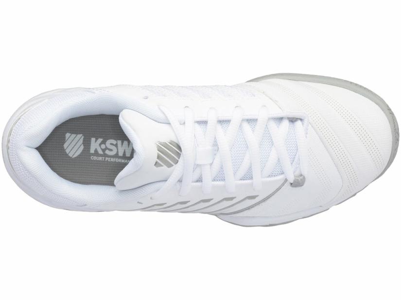 K-Swiss BIGSHOT LIGHT 4 White/high-rise/silver | Women Tennis