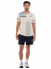 K-Swiss BLUE HEAT T-SHIRT S/S Star White | Men Tennis &amp; Pickleball