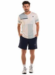 K-Swiss BLUE HEAT T-SHIRT S/S Star White | Men Tennis &amp; Pickleball
