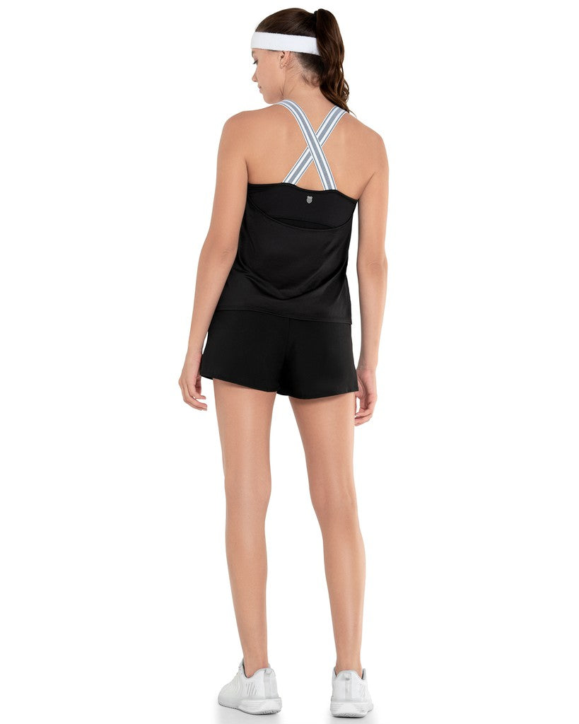 K-Swiss BRALETTE TANK Black | Women T-Shirts &amp; Tops