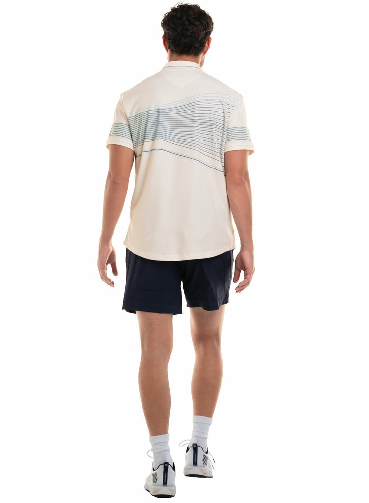 K-Swiss CAPRI WAVE POLO S/S Star White | Men Tennis &amp; Pickleball