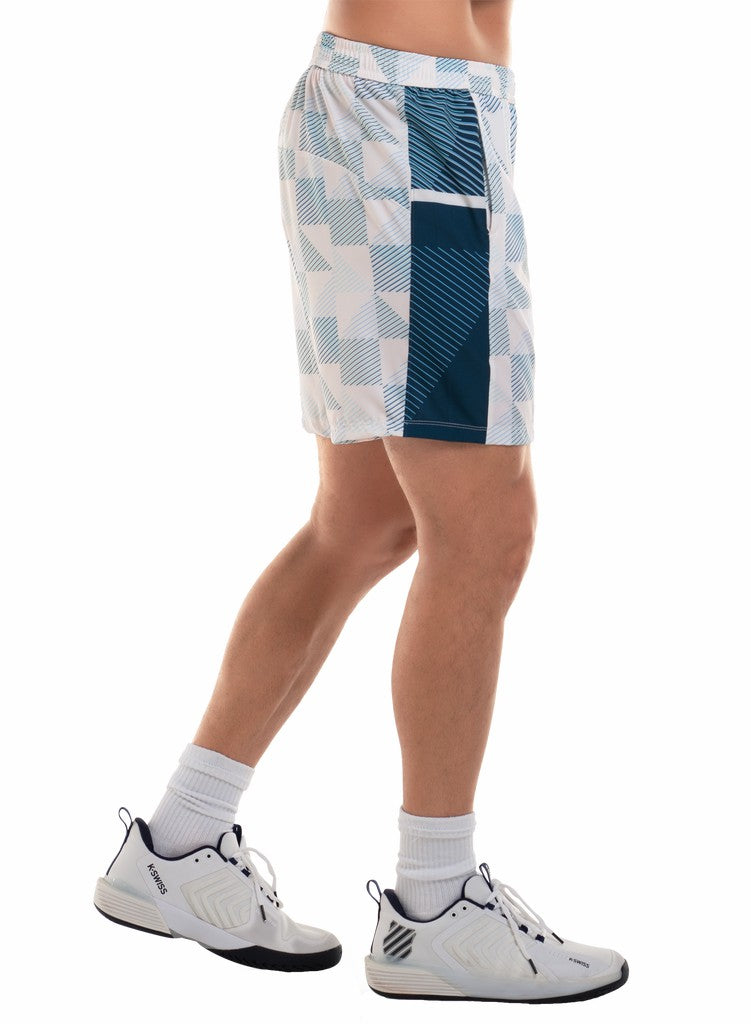 K-Swiss CAPRI WAVE SHORT-7" Star White | Men Tennis &amp; Pickleball