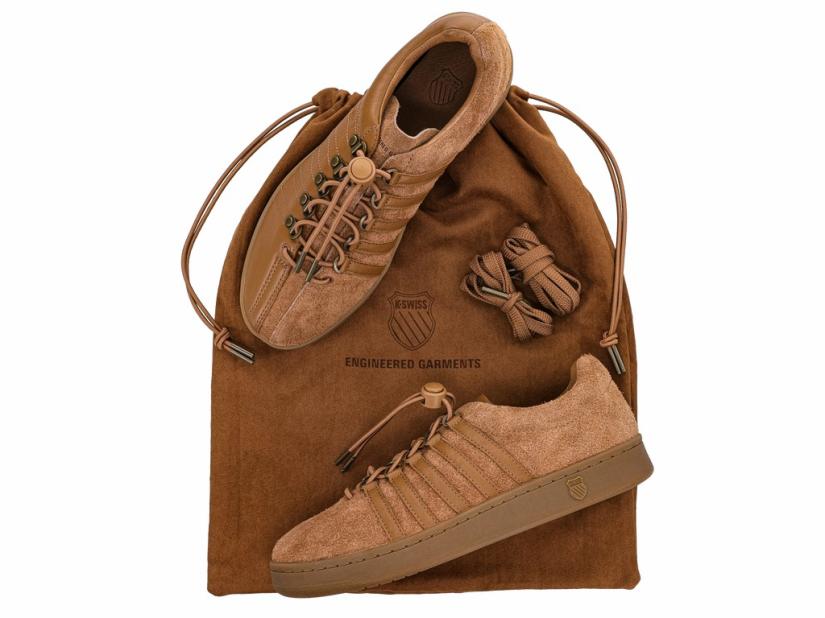 K-Swiss CLASSIC GT X ENGINEERED GARMENTS Chipmunk/regular Gum/dark Gum | Women Lifestyle