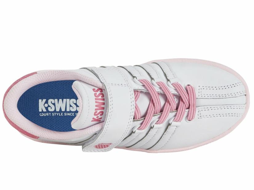 K-Swiss CLASSIC VN VLC White/aurora Pink/tender Touch | Kids Classics