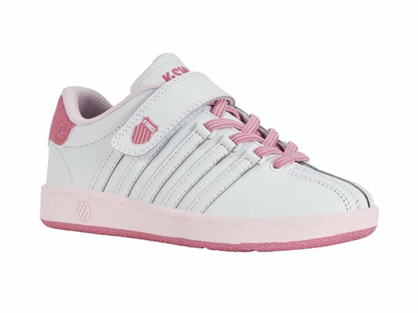 K-Swiss CLASSIC VN VLC White/aurora Pink/tender Touch | Kids Kids (4-8 Years)