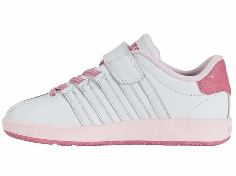 K-Swiss CLASSIC VN VLC White/aurora Pink/tender Touch | Kids Kids (4-8 Years)