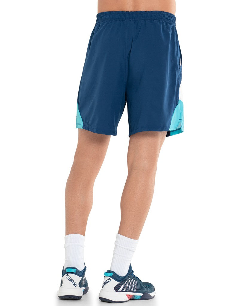 K-Swiss COLOR BLOCK SHORT-7 Cyan | Men Shorts &amp; Pants