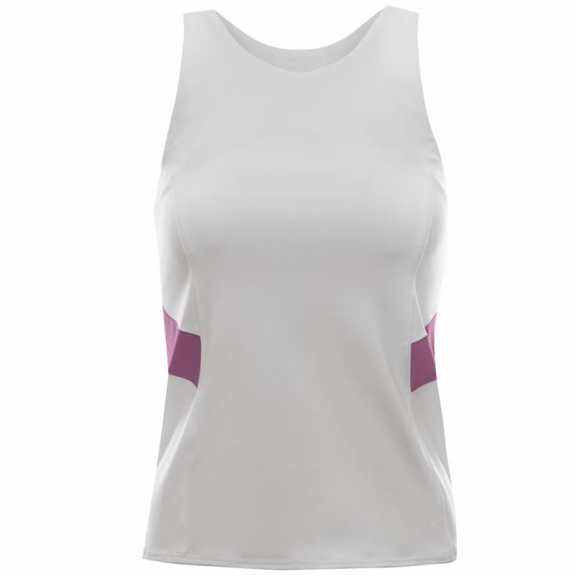 K-Swiss COLORBLOCK TANK White Combo | Women Tennis