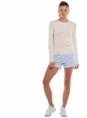 K-Swiss COMPETITIVE L/S Star White | Women Tennis &amp; Pickleball