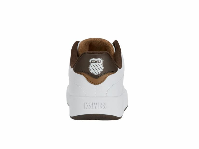K-Swiss COURT CAMEO II White/toasted Coconut/chocolate Brown | Men Lifestyle