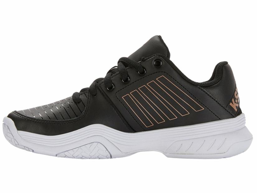 K-Swiss COURT EXPRESS Black/white/rosegold | Women Tennis