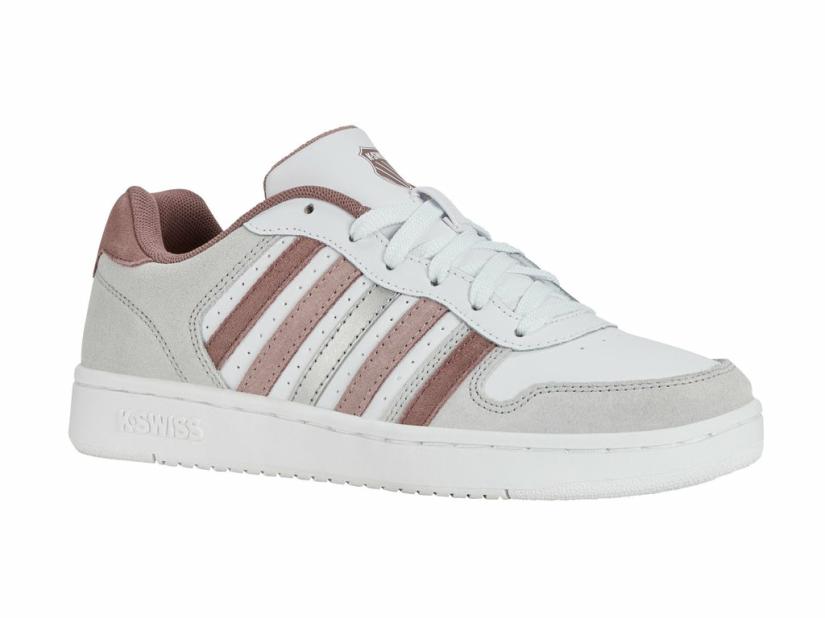 K-Swiss COURT PALISADES White/fawn/antler/silver | Women Lifestyle