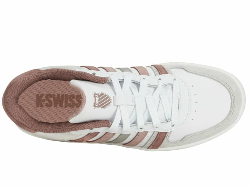K-Swiss COURT PALISADES White/fawn/antler/silver | Women Lifestyle