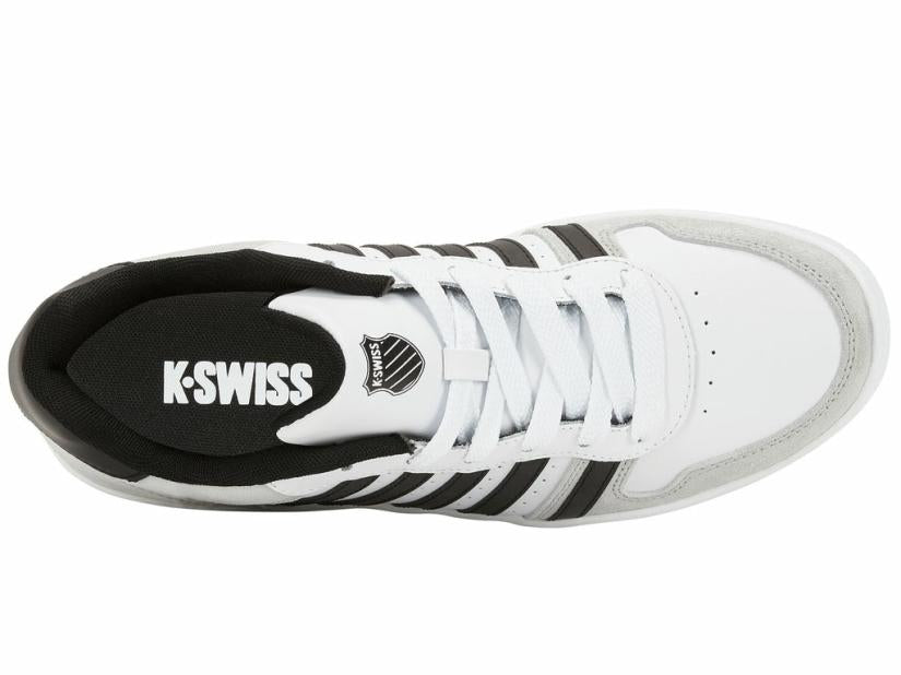 K-Swiss COURT PALISADES White/gray/black | Men Lifestyle