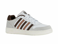 K-Swiss COURT PALISADES White/toasted Coconut/chocolate Brown | Men Lifestyle