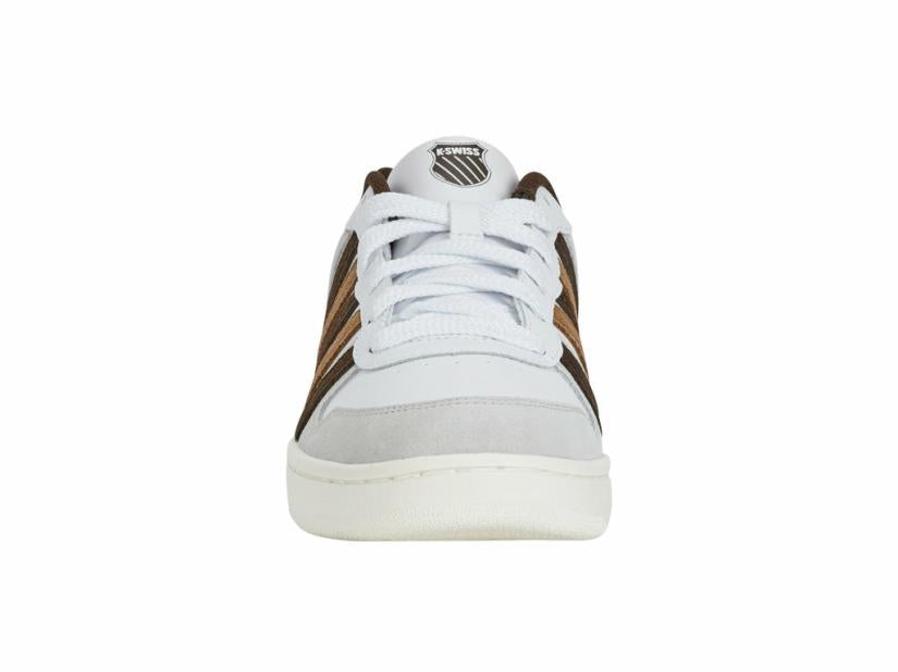 K-Swiss COURT PALISADES White/toasted Coconut/chocolate Brown | Men Lifestyle