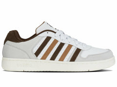 K-Swiss COURT PALISADES White/toasted Coconut/chocolate Brown | Men Lifestyle