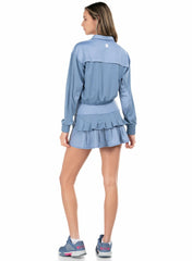 K-Swiss DIAMOND 1/4 ZIP L/S Infinity | Women T-Shirts &amp; Tops