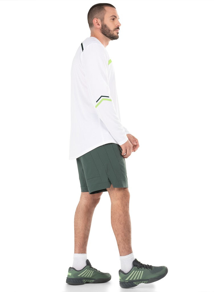K-Swiss DYNAMIC STRIPE L/S White | Men Tennis
