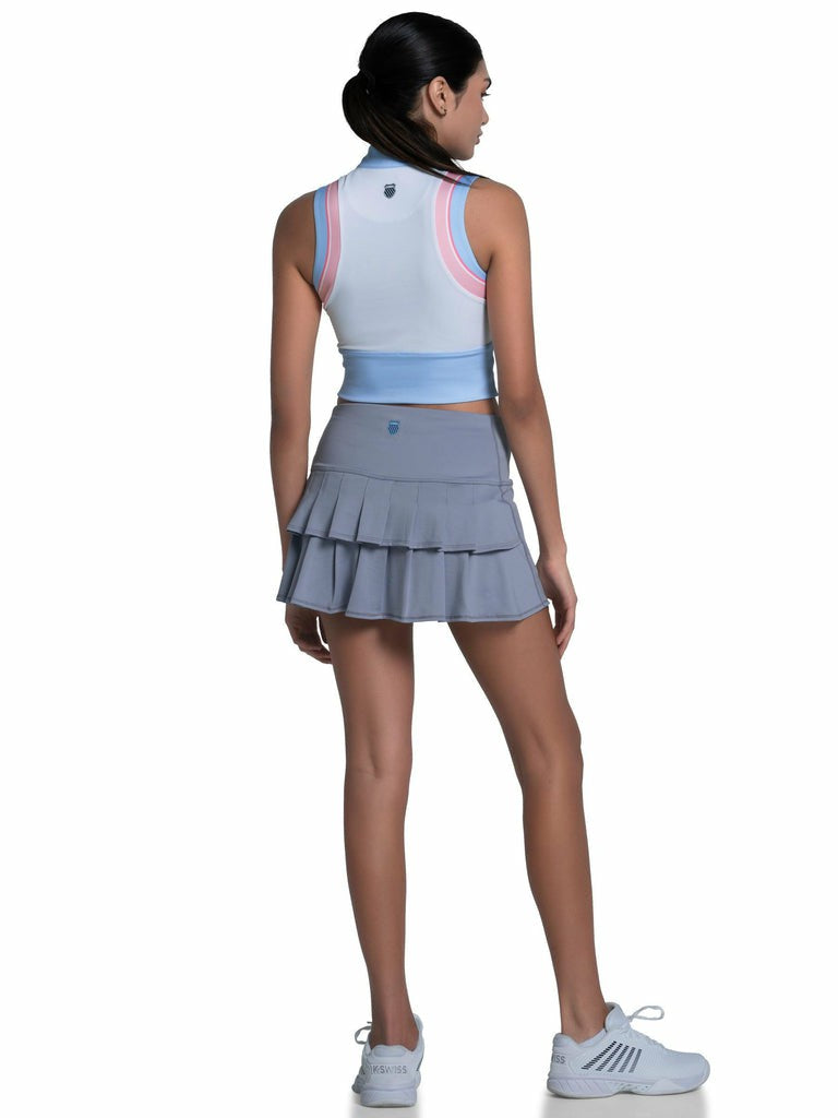 K-Swiss EDGE CUT CROP TANK Edge Cut Crop Tank | Women Tennis &amp; Pickleball