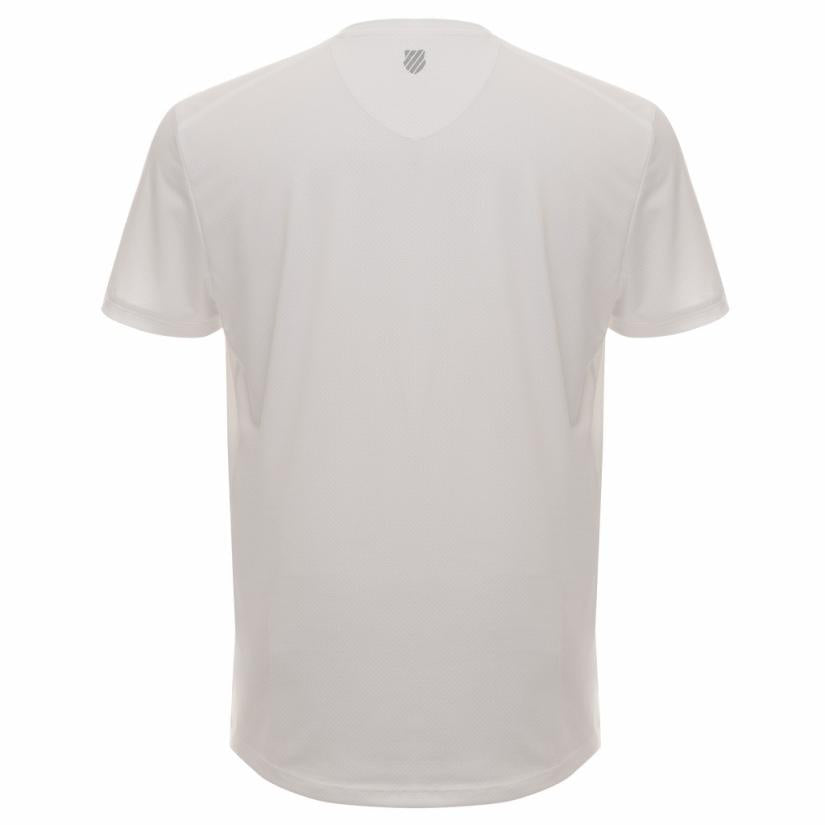 K-Swiss ELECTRIC LOGO S/S White | Men T-Shirts &amp; Tops