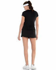 K-Swiss EXCEL V-NECK S/S Black | Women Tennis &amp; Pickleball