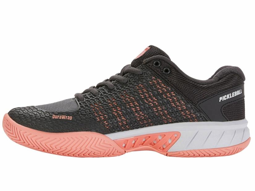 K-Swiss EXPRESS LIGHT PICKLEBALL Asphalt/steel Gray/peach | Women Pickleball
