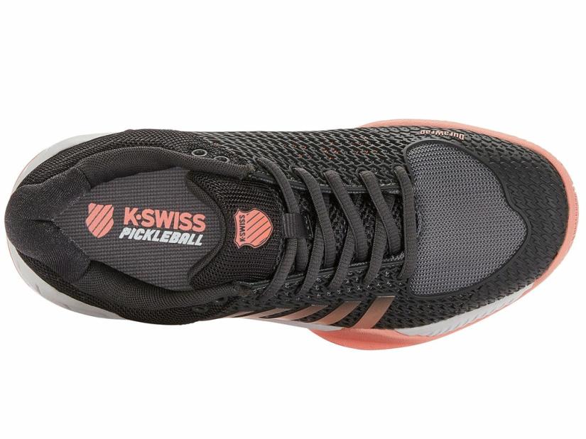 K-Swiss EXPRESS LIGHT PICKLEBALL Asphalt/steel Gray/peach | Women Pickleball