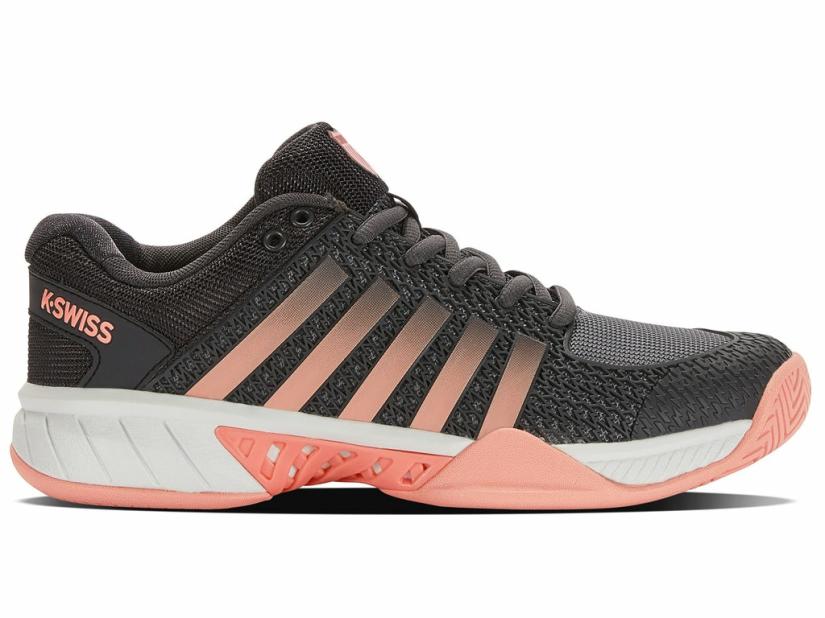 K-Swiss EXPRESS LIGHT PICKLEBALL Asphalt/steel Gray/peach | Women Pickleball