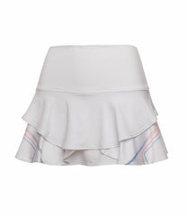 K-Swiss FLOUNCE SKIRT-13" White | Women Tennis