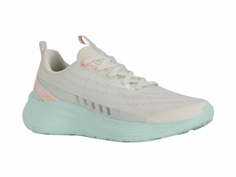 K-Swiss HELIO TRAINER Sail White/foam Green | Women Lifestyle