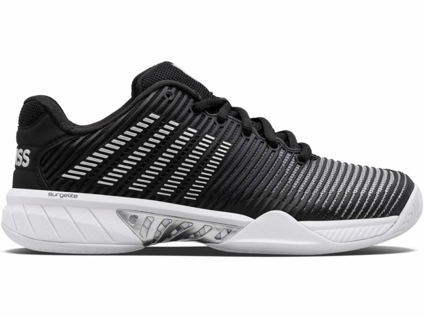 K-Swiss HYPERCOURT EXPRESS 2 Black/white/silver | Women Tennis
