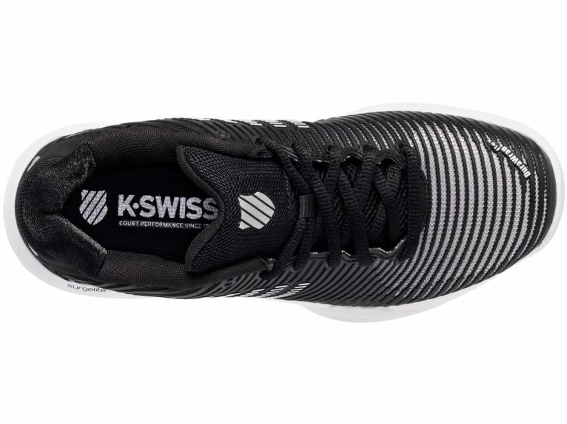 K-Swiss HYPERCOURT EXPRESS 2 Black/white/silver | Women Tennis