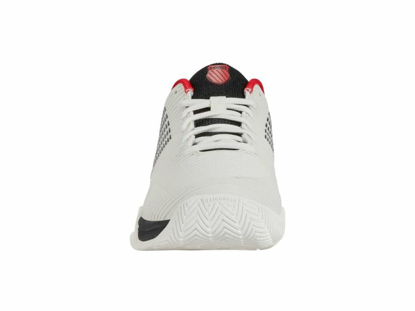 K-Swiss HYPERCOURT EXPRESS 2 Bright White/stretch Limo/high Risk Red | Kids Teens (8-16 Years)