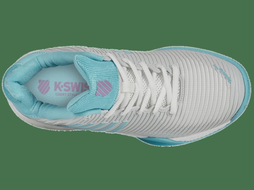 K-Swiss HYPERCOURT EXPRESS 2 Brilliant White/angel Blue/sheer Lilac | Kids Tennis