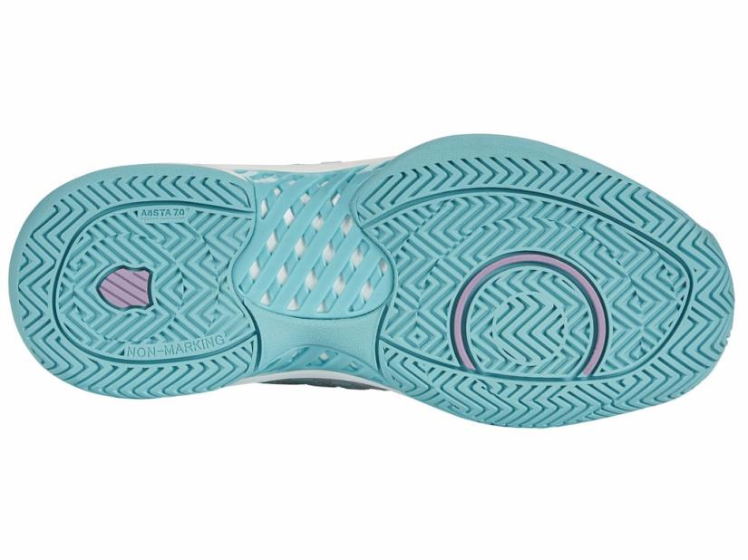K-Swiss HYPERCOURT EXPRESS 2 Brilliant White/angel Blue/sheer Lilac | Women Tennis