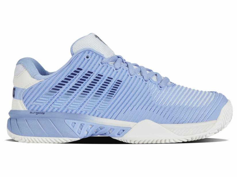 K-Swiss HYPERCOURT EXPRESS 2 CLAY Bright White/open Air/estate Blue | Women Tennis