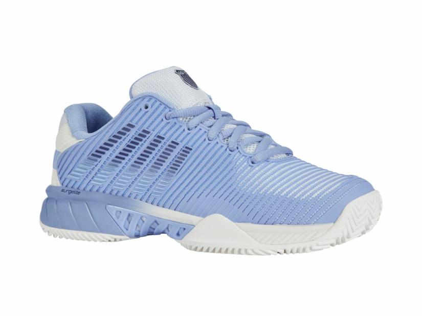 K-Swiss HYPERCOURT EXPRESS 2 CLAY Bright White/open Air/estate Blue | Women Tennis
